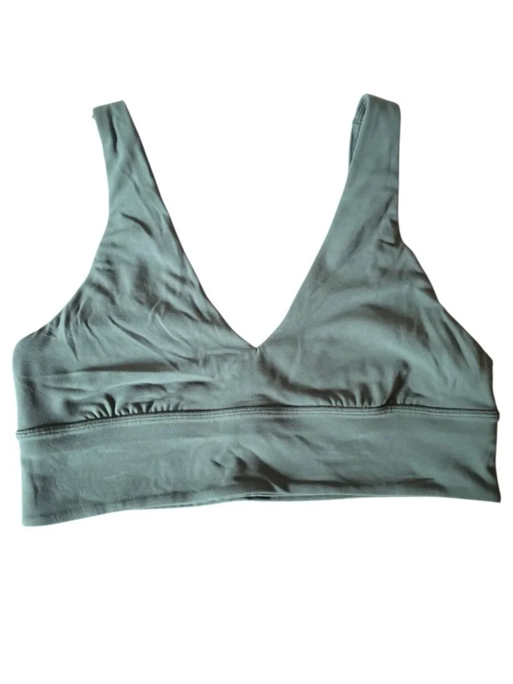Lululemon Align Bra Grey Sage SZ 12 Yoga Workout Wear